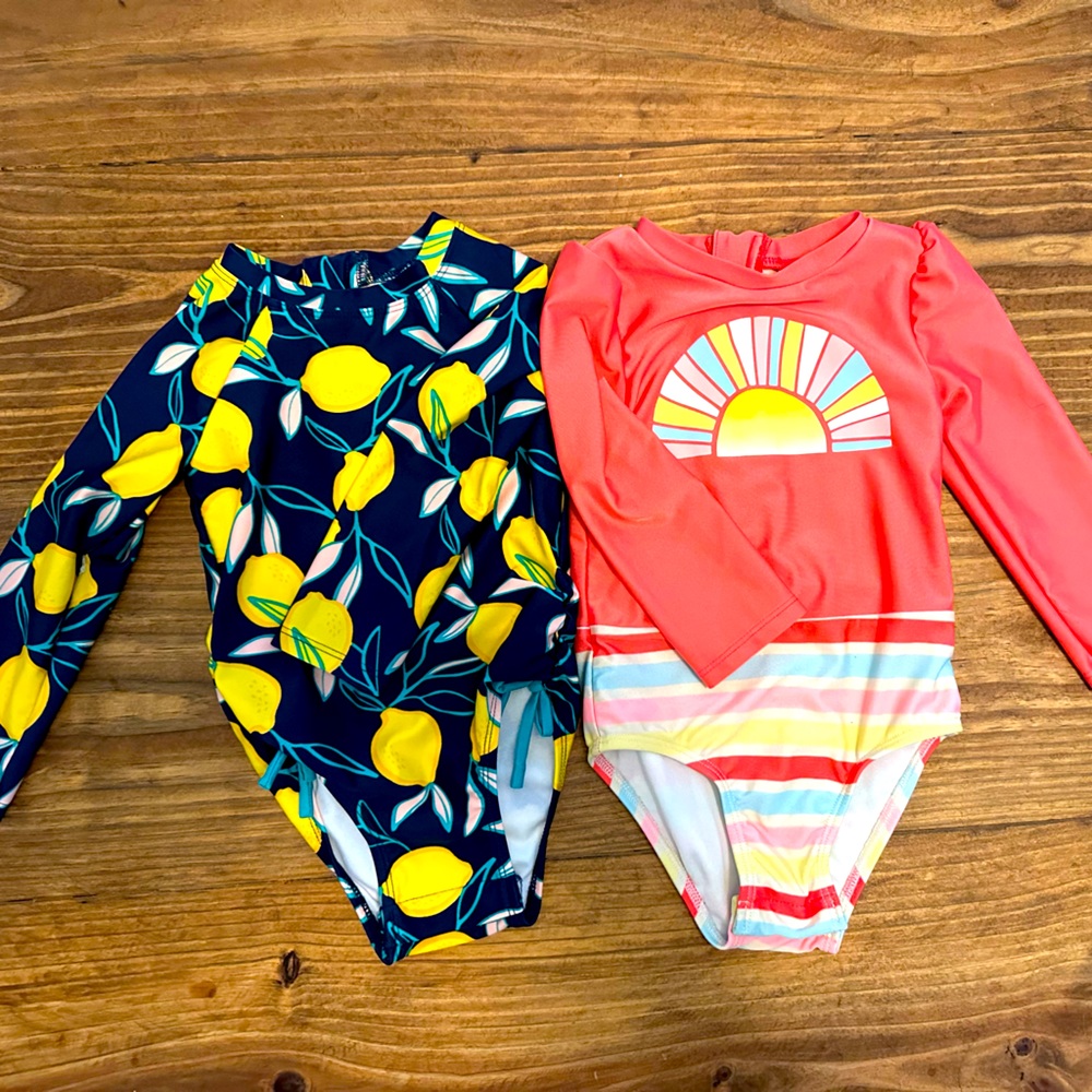 *Bundle* Toddler Girls’ One Piece Swimsuits- cat & Jack SZ 2T